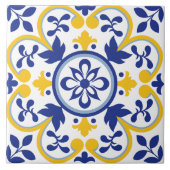 mediterrane bloei tegeltje (Voorkant)