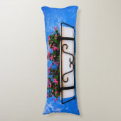 Mediterrane bloem foto slaapkamer decorbed lichaamskussen (Voorkant Verticaal)