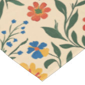 mediterrane bloemenpatroon naadloos tafelkleed (Gekanteld)