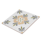 Mediterrane Bloemneutrale Keramische Tegel Tegeltje (Zijkant)