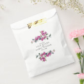 Mediterrane Bougainvillea bruiloft dank u Bedankzakje (Gezegeld)