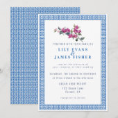 Mediterrane Bougainvillea - Griekse sleuteluitnodi Kaart (Voorkant / Achterkant)