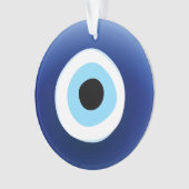 Mediterrane boze oogbescherming Lucky Charm Ornament (voorkant)