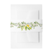 Mediterrane bruiloft uitnodiging citroenen uitnodigingen wikkel (Voorkant Voorbeeld)