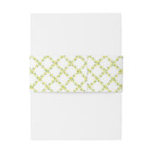 Mediterrane bruiloft uitnodiging Lemon Trellis Uitnodigingen Wikkel (Achterkant Voorbeeld)