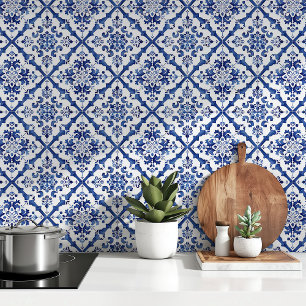 Mediterrane charme: Behang Azulejo-tegels