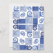 Mediterrane citroen 50e verjaardag uitnodiging (Achterkant)