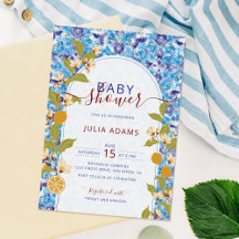 Mediterrane Citroen Amalfi Kust Baby Shower