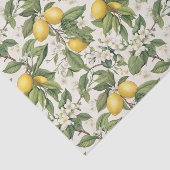 Mediterrane Citroen Botanisch Vloeipapier Tissuepapier (Detail)