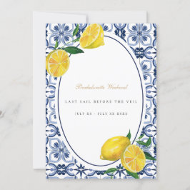 Mediterrane citroen Tegel Bachelorette Weekend Kaa Kaart