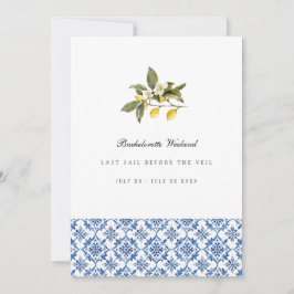 Mediterrane citroen Tegel Bachelorette Weekend Kaa Kaart