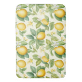 Mediterrane citroenbloesems Citrus Badmat (Voorkant Verticaal)