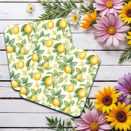 Mediterrane citroenbloesems Citrus Bier Onderzetter