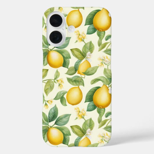 Mediterrane citroenbloesems Citrus Case-Mate iPhone Case (Achterkant)