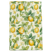 Mediterrane citroenbloesems Citrus Medium Cadeauzakje (Voorkant)