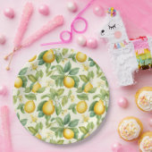 Mediterrane citroenbloesems Citrus Papieren Bordje (Feest)