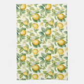 Mediterrane citroenbloesems Citrus Theedoek (Verticaal)