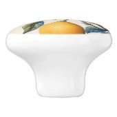 Mediterrane citroenboomgaard keramische knop (Zijkant)
