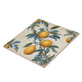 Mediterrane citroenboomgaard tegeltje (Zijkant)