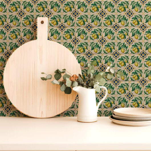 mediterrane citroencitrusvrucht tegeltje