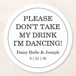 Mediterrane citroenen blauw mozaïek Tegel bruiloft Ronde Kartonnen Onderzetter