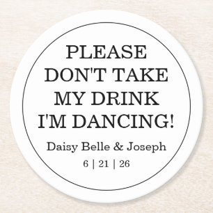 Mediterrane citroenen blauw mozaïek Tegel bruiloft Ronde Kartonnen Onderzetter