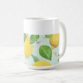 Mediterrane citroenen en olijven keuken koffie Mok (Voorkant rechts)