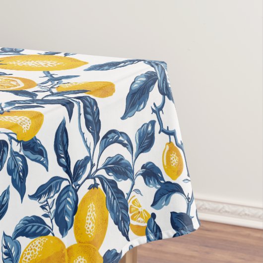 Mediterrane citroenen naadloos patroon tafelkleed (Voorbeeld)