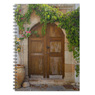 mediterrane deuropname notitieboek