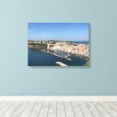 Mediterrane eilanden in Italië Canvas Afdruk (Insitu (Houten vloer))
