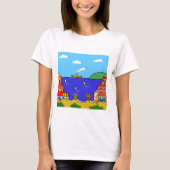 Mediterrane feestdag t-shirt (Voorkant)