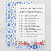 Mediterrane Floral Pink Vrijgezellenfeest Game Briefpapier (Voorkant / Achterkant)