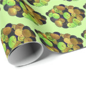 Mediterrane Gemengde Olijven Grieks voedsel Kalama Cadeaupapier (Rol Hoek)