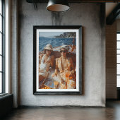  mediterrane glamour Classic boottocht Poster