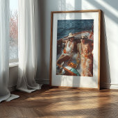  mediterrane glamour Classic boottocht Poster