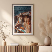  mediterrane glamour Classic boottocht Poster