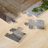 Mediterrane houten deur Puzzle Legpuzzel (Zijkant)