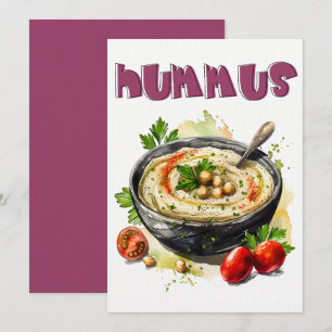 Mediterrane Hummus Gezond Veganistisch حم ص Kaart