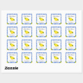 Mediterrane Italiaans Dat is Amore Bruidsfeest Vierkante Sticker (Vel)