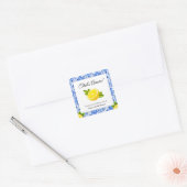 Mediterrane Italiaans Dat is Amore Bruidsfeest Vierkante Sticker (Envelop)