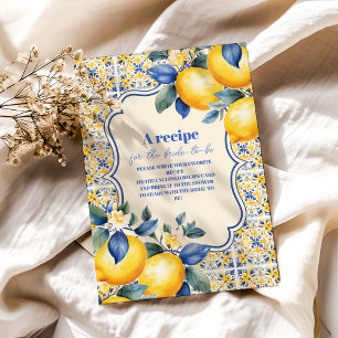 Mediterrane Italiaanse Tegel en Vrijgezellenfeest  Informatiekaartje