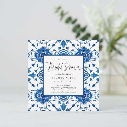 Mediterrane Italië Blauwe Kabeljauw Grieks Vrijgez Kaart (Staand voorkant)