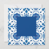 Mediterrane Italië Blauwe Kabeljauw Grieks Vrijgez Kaart (Achterkant)