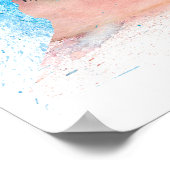 Mediterrane kaart met reisaffiches voor cruisesche poster (Hoek)