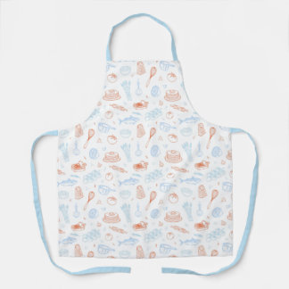 Mediterrane Keuken Kookpatroon Koksschort Schort