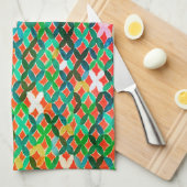Mediterrane keuken theedoek (Quarter Fold)