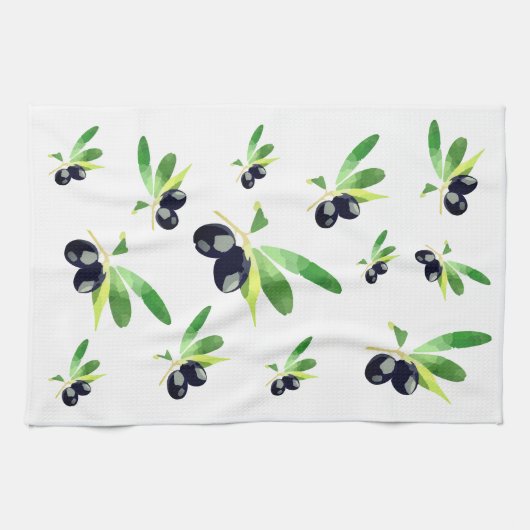 Mediterrane keukenhanddoek (Horizontaal)