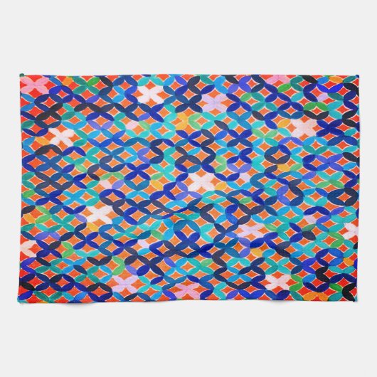 Mediterrane keukenhanddoek (Horizontaal)