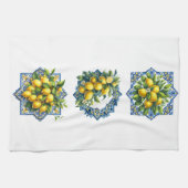 Mediterrane Keukenhanddoek met Citroenen (Horizontaal)