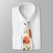 Mediterrane knoop met botanische print stropdas (Gebonden)